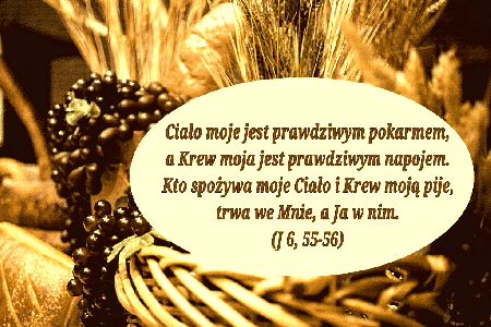 Ciało moje jest prawdziwym pokarmem, a Krew moja